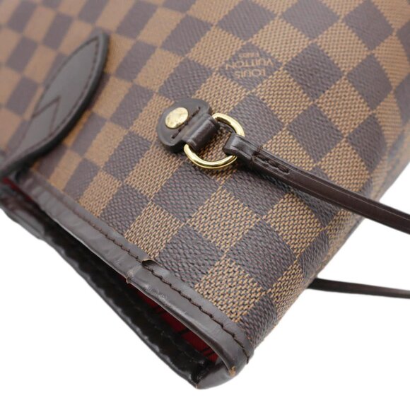 Louis Vuitton Neverfull MM Damier Ebene Tote Bag Brown - Picture 7 of 16